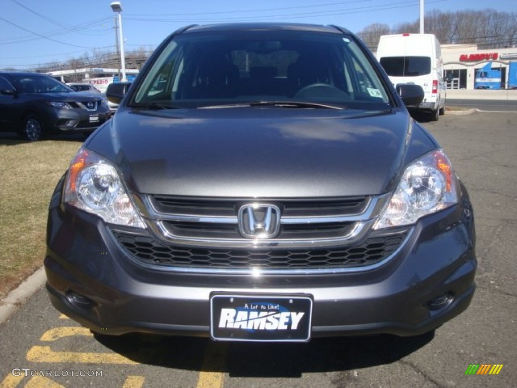 2011 CR-V EX 4WD - Polished Metal Metallic / Black photo #2