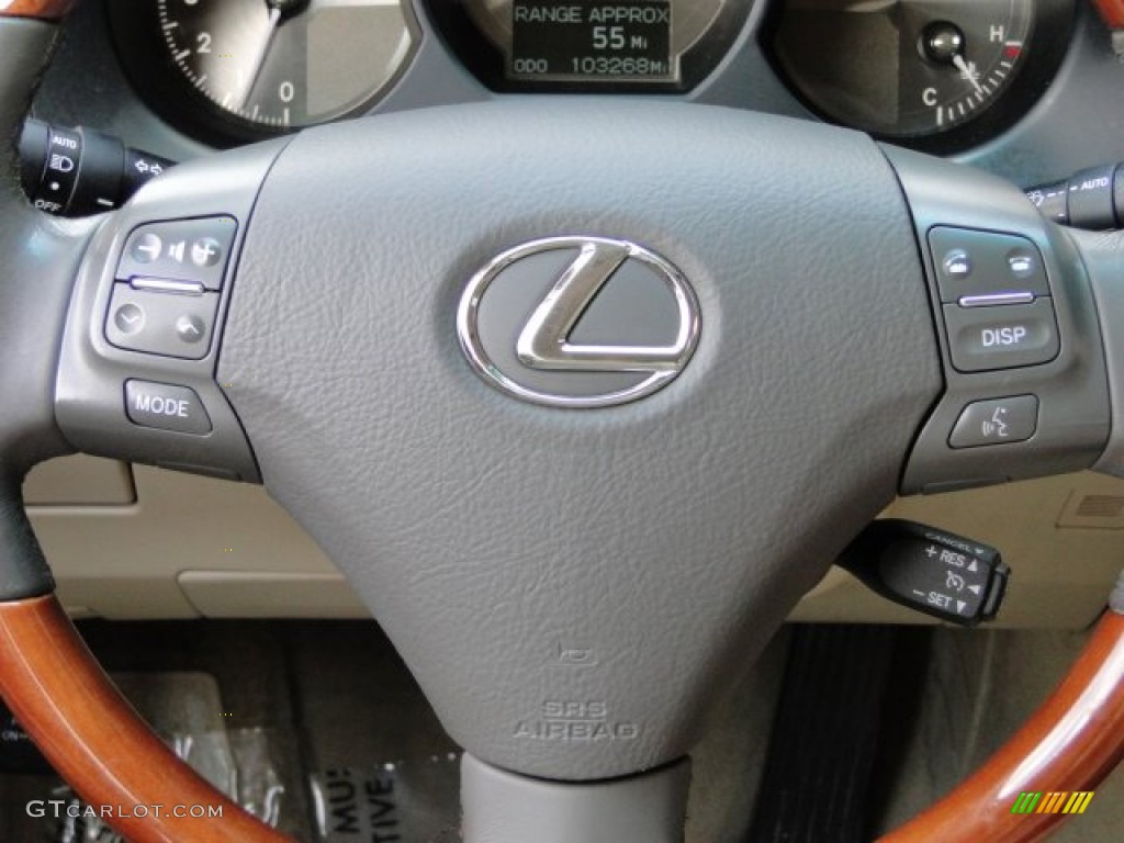 2007 Lexus GS 350 Cashmere Steering Wheel Photo #94568290