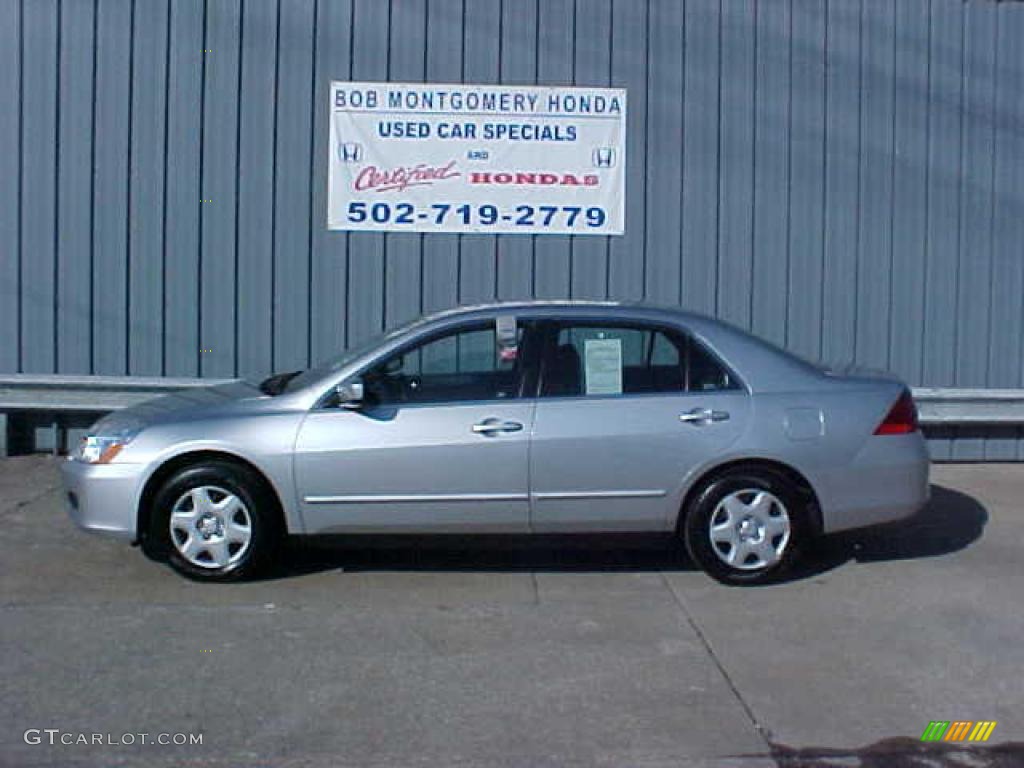 2007 Accord LX Sedan - Alabaster Silver Metallic / Black photo #1