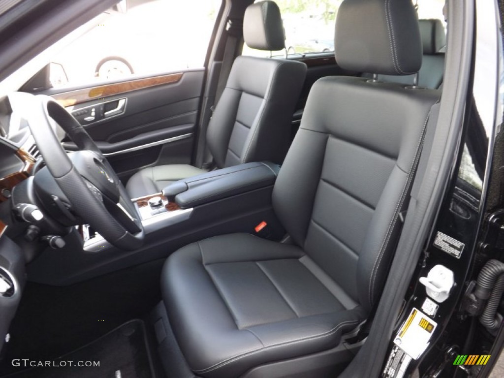 2014 E 350 4Matic Wagon - Black / Black photo #22