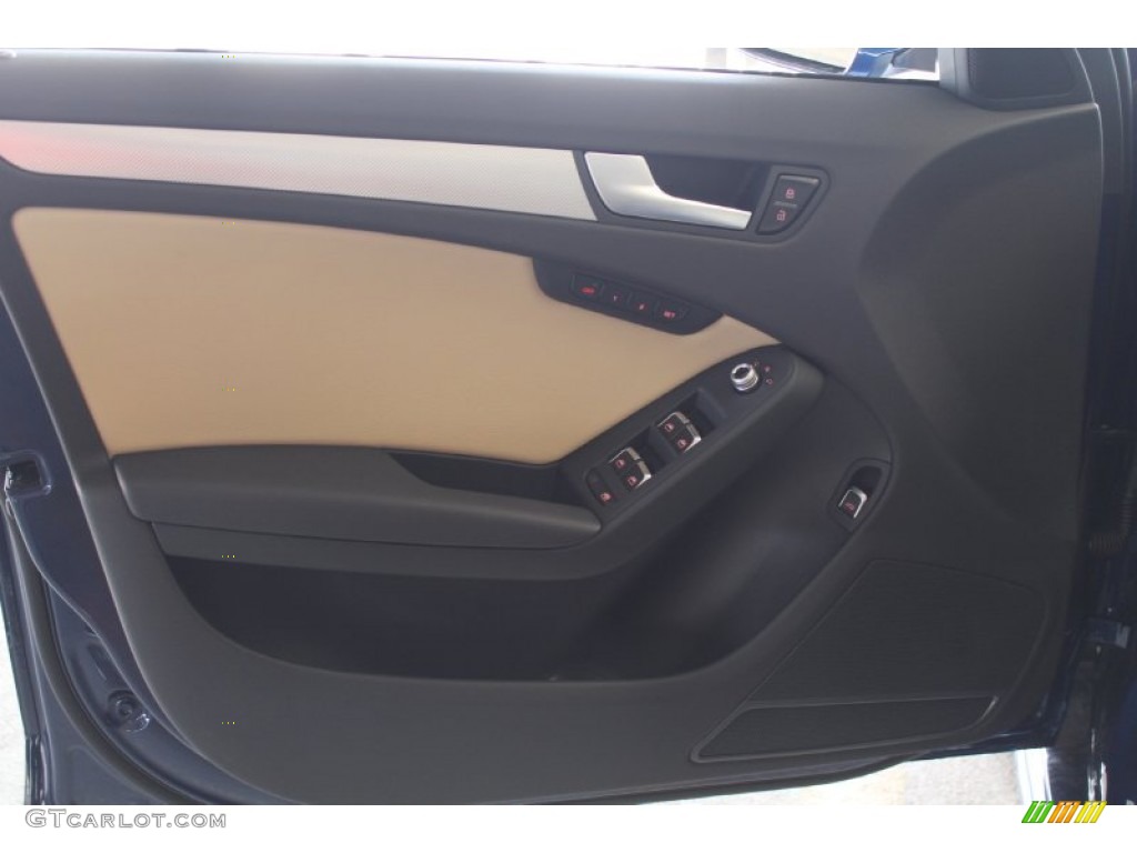 2014 A4 2.0T quattro Sedan - Scuba Blue Metallic / Velvet Beige/Black photo #10
