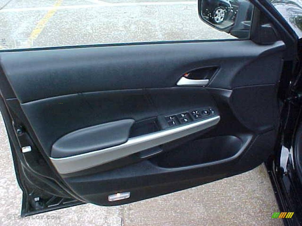 2009 Accord EX-L Sedan - Crystal Black Pearl / Black photo #6