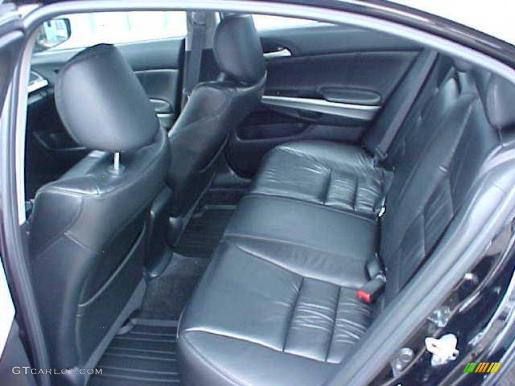 2009 Accord EX-L Sedan - Crystal Black Pearl / Black photo #8