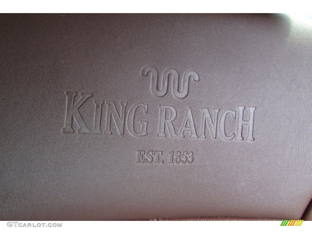 2012 F250 Super Duty King Ranch Crew Cab 4x4 - Green Gem Metallic / Chaparral Leather photo #50