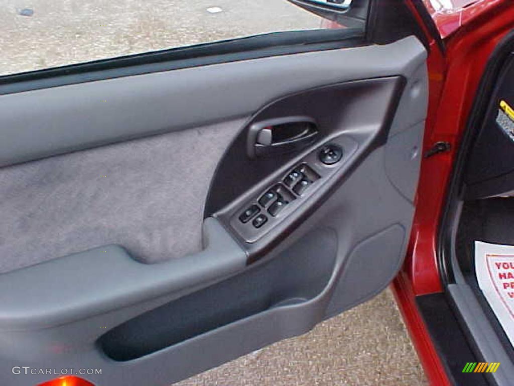 2004 Elantra GLS Sedan - Crimson Dark Red / Gray photo #6