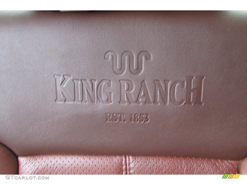 2012 F250 Super Duty King Ranch Crew Cab 4x4 - Green Gem Metallic / Chaparral Leather photo #60