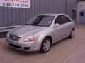 2007 Silver Kia Spectra LX Sedan  photo #2