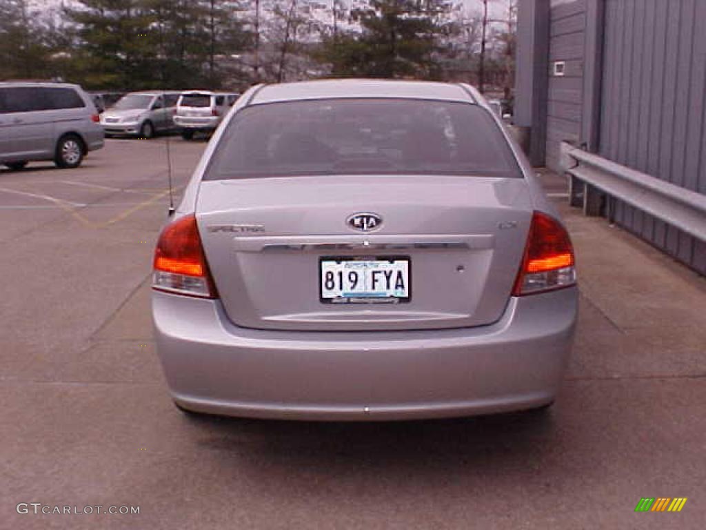 2007 Spectra LX Sedan - Silver / Gray photo #7