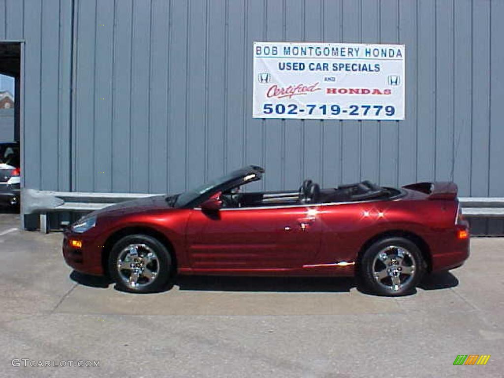 2005 Eclipse Spyder GS - Ultra Red Pearl / Midnight photo #7