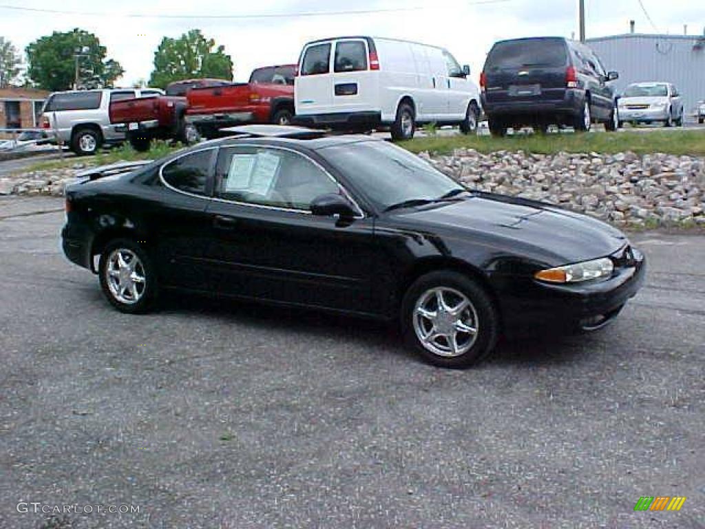 1999 Black Onyx Oldsmobile Alero Gls Coupe 9452300 Photo 3 1999 Alero Gls Coupe Black Onyx Neutral Photo 3