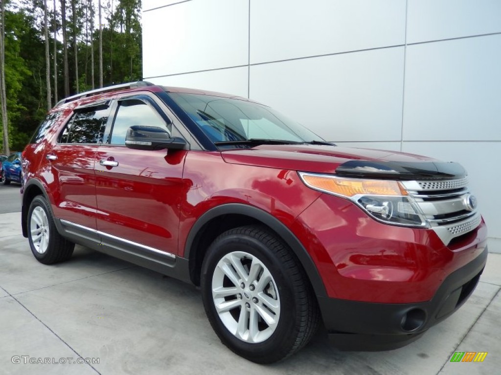 Ruby Red Metallic 2013 Ford Explorer XLT Exterior Photo #94576702