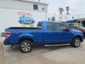 2014 Blue Flame Ford F150 STX SuperCab  photo #8