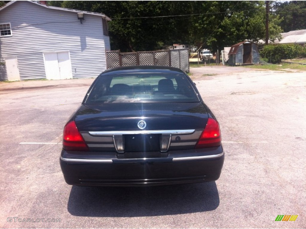 2008 Grand Marquis LS - Black Clearcoat / Charcoal Black photo #3