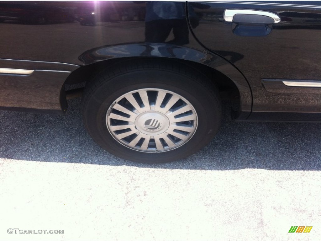 2008 Grand Marquis LS - Black Clearcoat / Charcoal Black photo #7