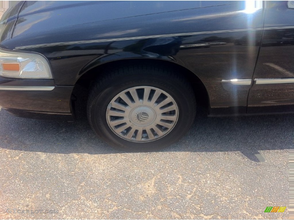 2008 Grand Marquis LS - Black Clearcoat / Charcoal Black photo #10