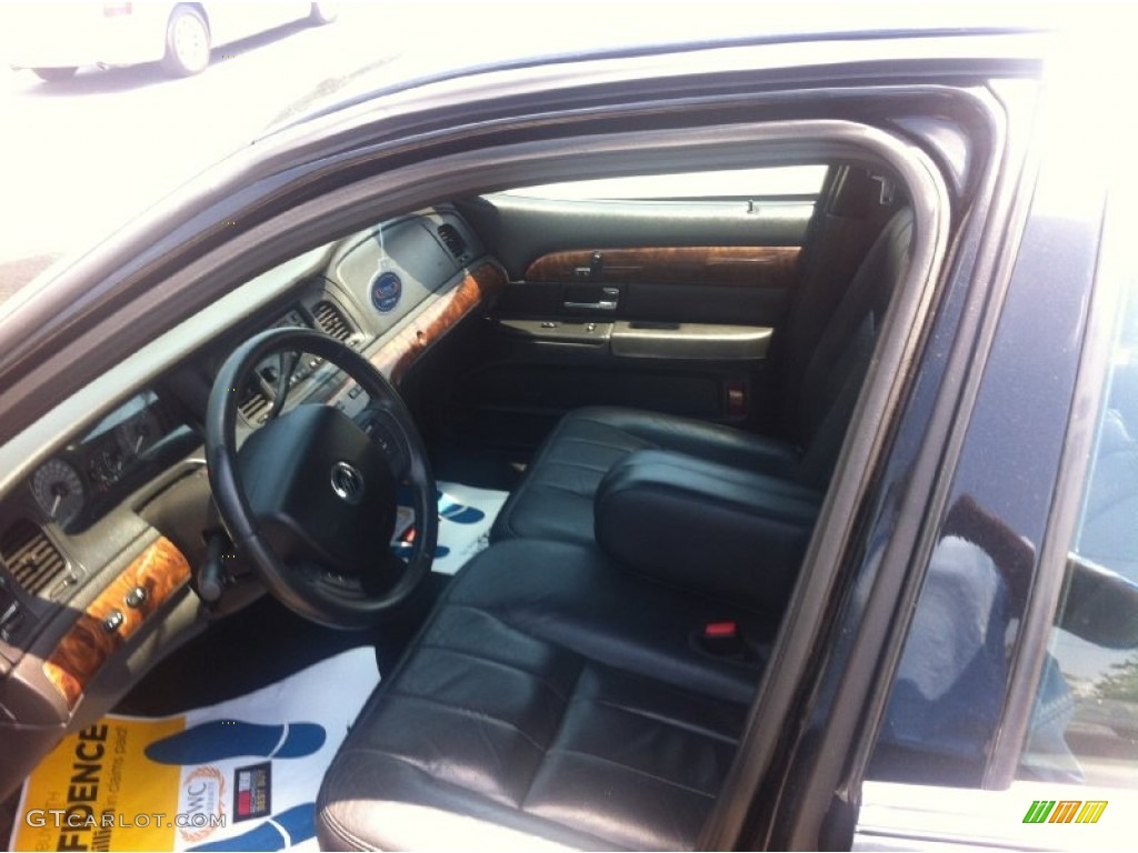 2008 Grand Marquis LS - Black Clearcoat / Charcoal Black photo #12