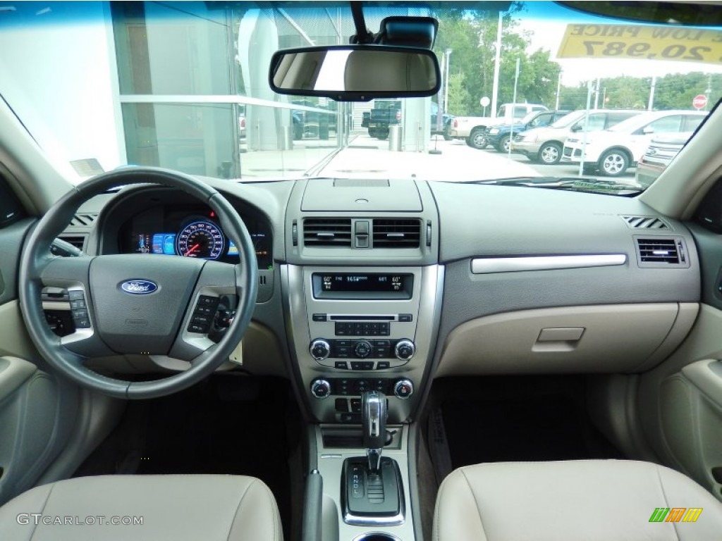 2012 Ford Fusion Hybrid Medium Light Stone Dashboard Photo #94577629