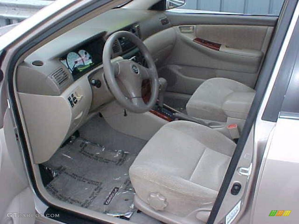 2003 Corolla LE - Sandrift Metallic / Pebble Beige photo #5