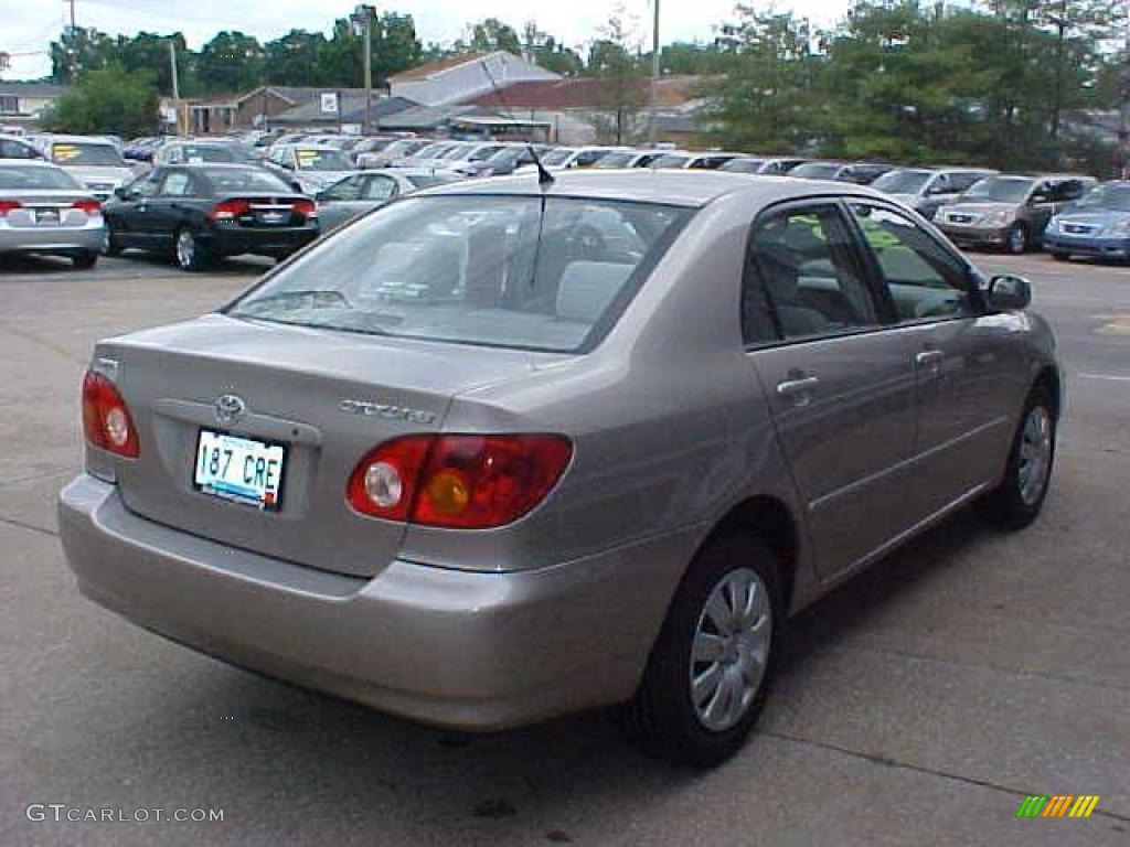 2003 Corolla LE - Sandrift Metallic / Pebble Beige photo #9