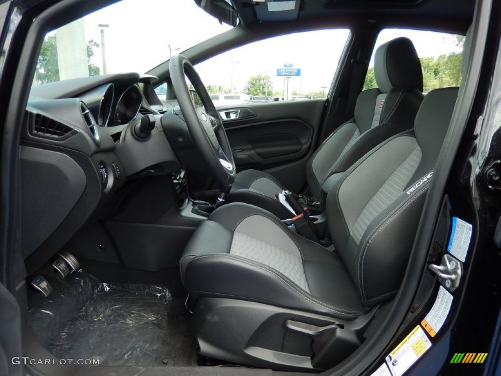 2014 Fiesta ST Hatchback - Tuxedo Black / ST Recaro Smoke Storm photo #6