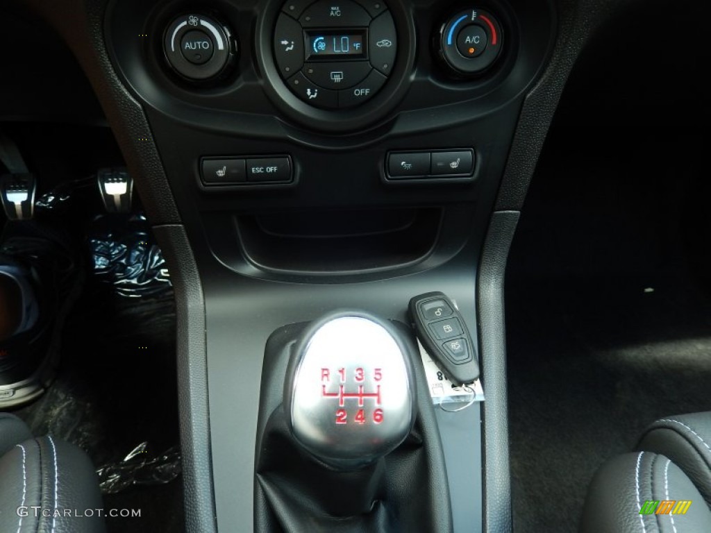 2014 Fiesta ST Hatchback - Tuxedo Black / ST Recaro Smoke Storm photo #12