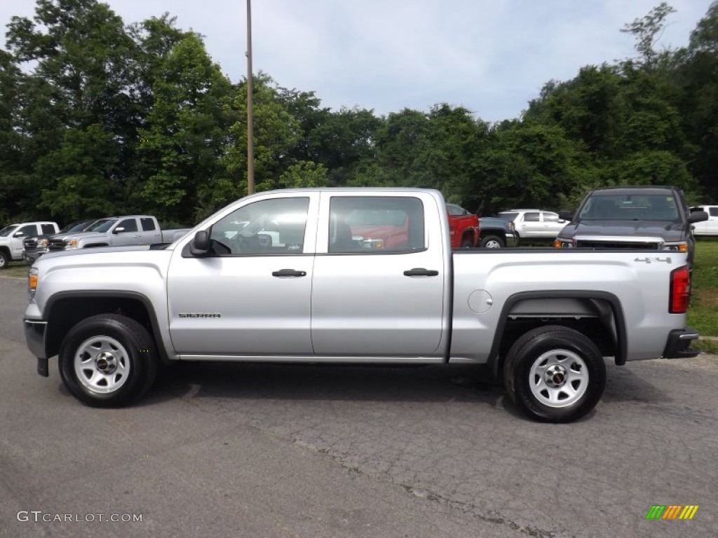 2014 Sierra 1500 Crew Cab 4x4 - Quicksilver Metallic / Jet Black/Dark Ash photo #6