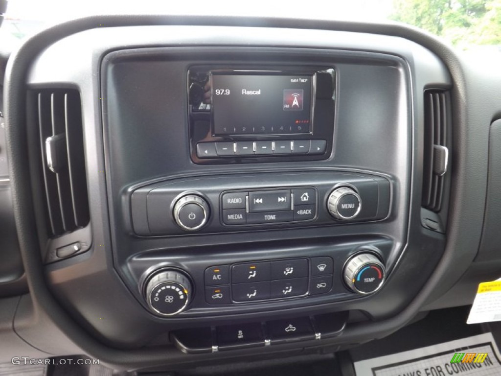 2014 Sierra 1500 Crew Cab 4x4 - Quicksilver Metallic / Jet Black/Dark Ash photo #14