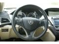 2014 Acura MDX Parchment Interior Steering Wheel Photo