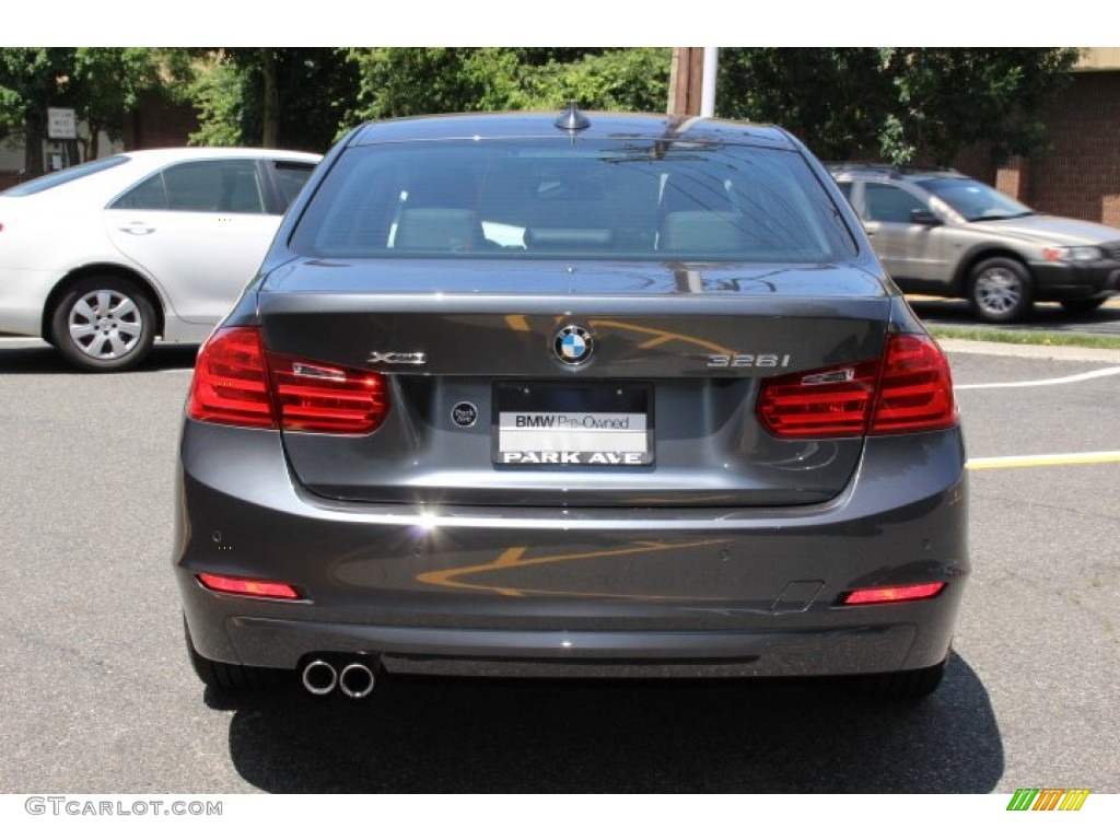 2014 3 Series 328i xDrive Sedan - Mineral Grey Metallic / Black photo #4