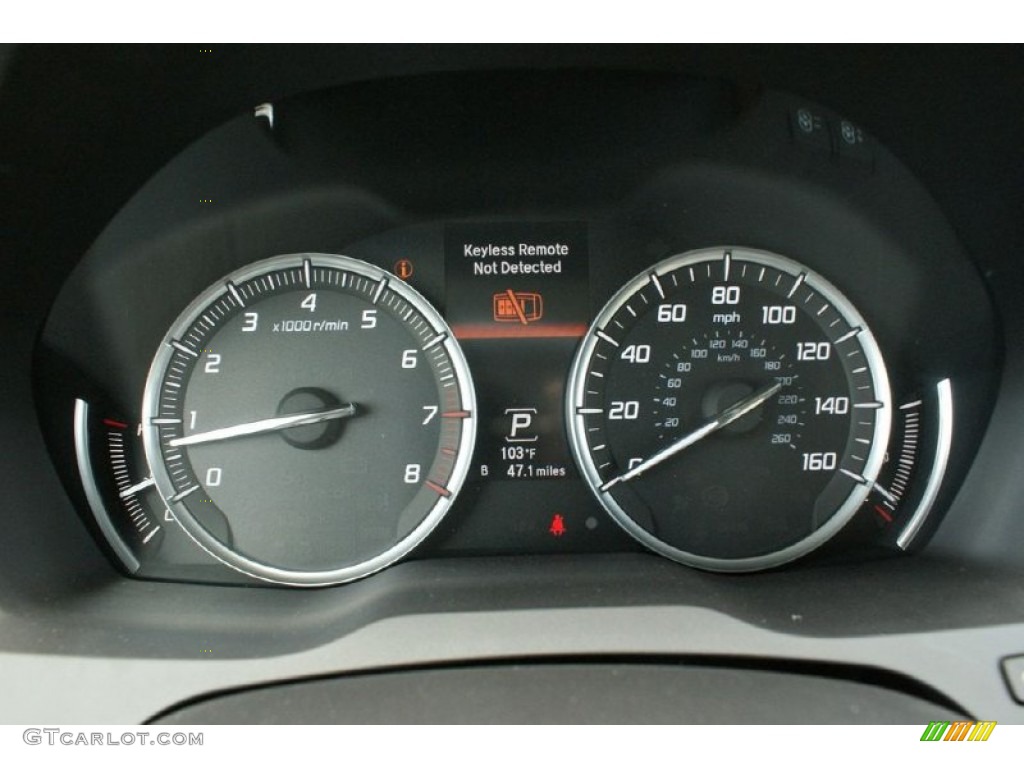 2014 Acura MDX SH-AWD Technology Gauges Photo #94579372