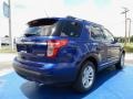 2014 Deep Impact Blue Ford Explorer XLT  photo #3