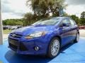 Performance Blue 2014 Ford Focus Titanium Hatchback