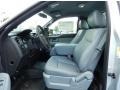 Steel Grey 2014 Ford F150 XL Regular Cab Interior Color