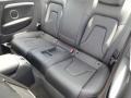 2014 Audi A5 Black Interior Rear Seat Photo