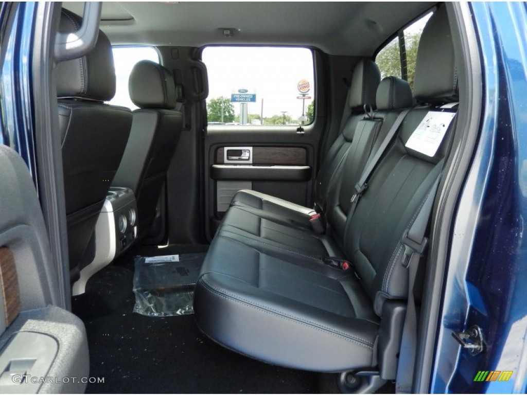 2014 Ford F150 Lariat SuperCrew Rear Seat Photo #94581376
