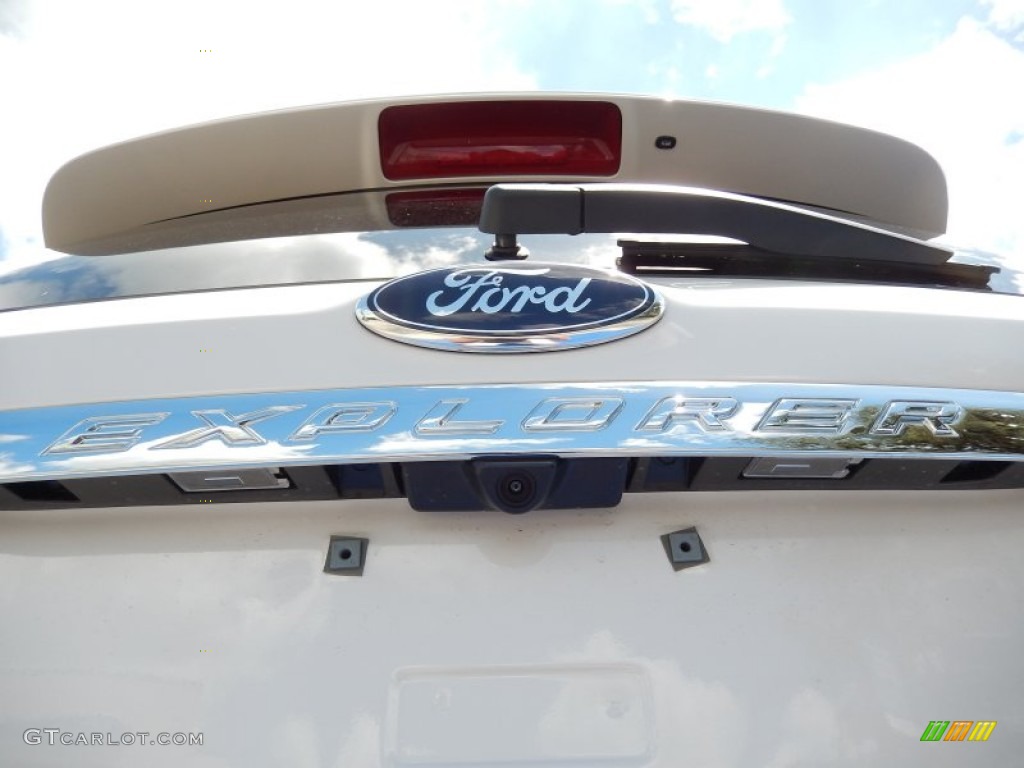 2014 Explorer Limited - White Platinum / Medium Light Stone photo #4