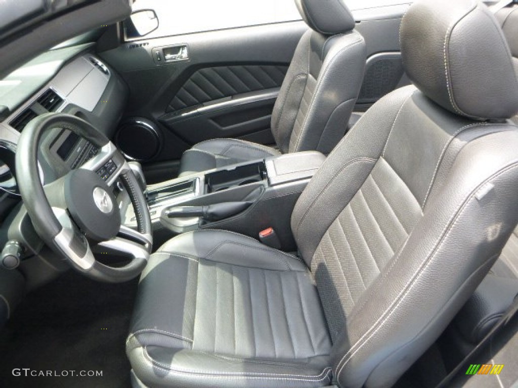 2011 Mustang V6 Premium Convertible - Grabber Blue / Charcoal Black photo #15