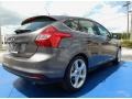 2014 Sterling Gray Ford Focus Titanium Hatchback  photo #3