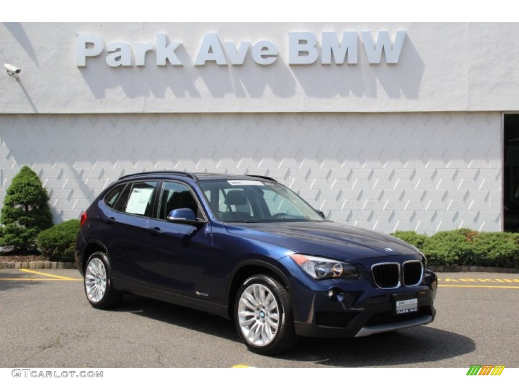 2014 X1 xDrive28i - Deep Sea Blue Metallic / Black photo #1