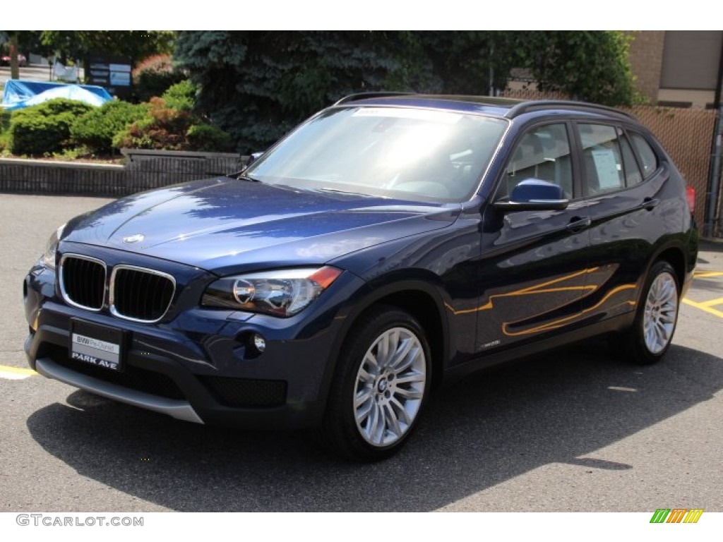 2014 X1 xDrive28i - Deep Sea Blue Metallic / Black photo #7