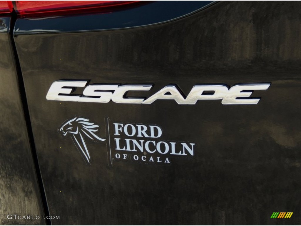2014 Escape SE 1.6L EcoBoost - Tuxedo Black / Medium Light Stone photo #4
