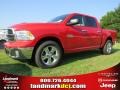 2014 Flame Red Ram 1500 Big Horn Crew Cab  photo #1