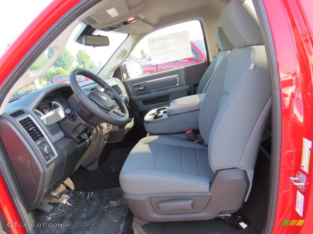 2014 1500 Tradesman Regular Cab - Flame Red / Black/Diesel Gray photo #6