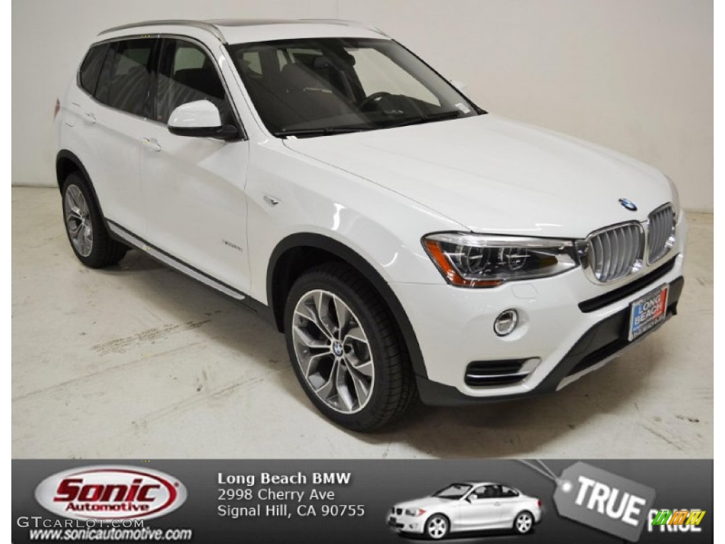 2015 X3 xDrive35i - Alpine White / Black photo #1