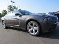 2014 Granite Crystal Metallic Dodge Charger SXT  photo #4