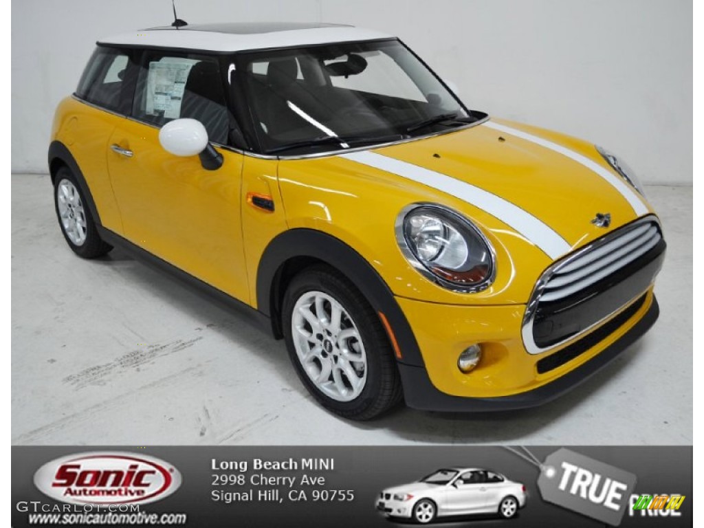 2014 Cooper Hardtop - Volcanic Orange / Carbon Black photo #1