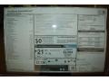 2014 BMW 5 Series 535i Sedan Window Sticker