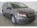 2014 Smoky Topaz Metallic Honda Odyssey EX-L  photo #1