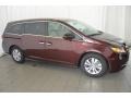 2014 Dark Cherry Pearl Honda Odyssey EX  photo #4