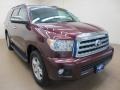 Cassis Red Pearl 2008 Toyota Sequoia Limited 4WD